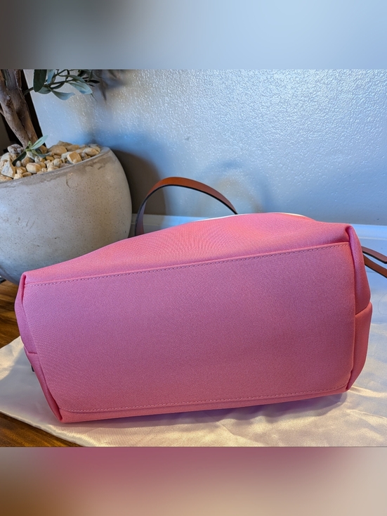 Dooney & Bourke Sullivan Canvas  Shopper Pink / Grey / White NWT - Picture 6 of 10